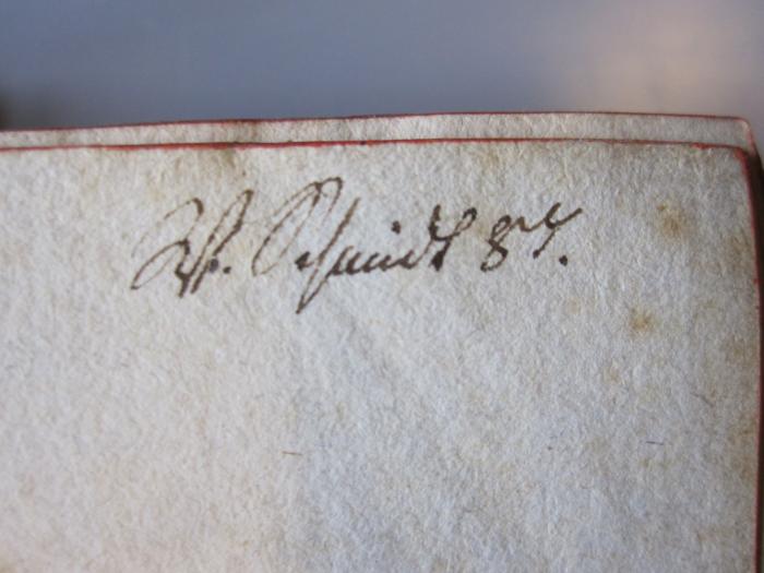 51 / 5404 (Schmidt, W.), Von Hand: Name, Autogramm, Datum; 'W. Schmidt 87'. 