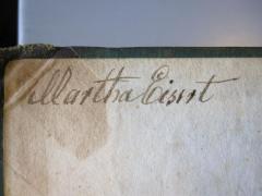- (Eisert, Martha), Von Hand: Autogramm, Name; 'Martha Eisert'. 