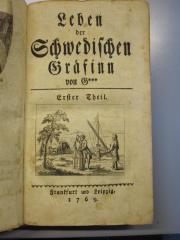 L 220 Gel14_1-4: Leben der schwedischen Gräfin von G****: erster Theil (1769)