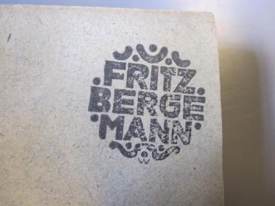 L 220 Weis150: Christian Felix Weißens Selbstbiographie (1807);57 / 7105 (Bergemann, Fritz), Stempel: Name; 'Fritz Bergemann'. 