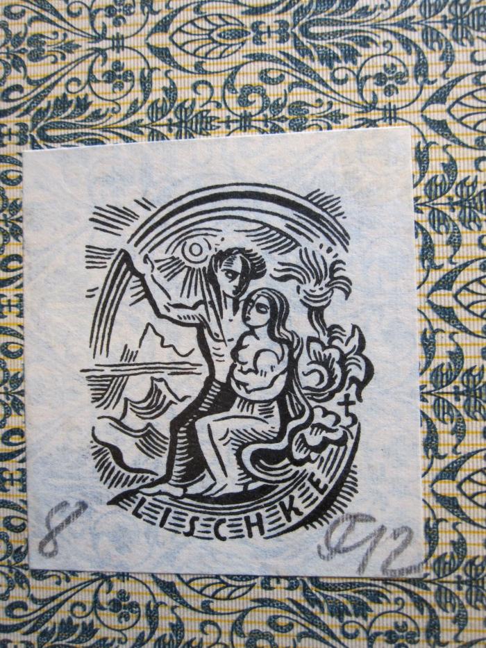 G 216 104_2: Der Feldzug in West- und Mitteldeutschland (1871);- (Lischke, Reinhold), Etikett: Exlibris; 'Lischke'. 