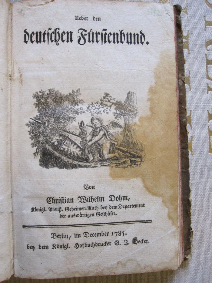 G 349 20: Über den deutschen Fürstenhund. (1785)