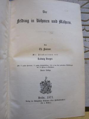 G 216 104_1: Der Feldzug in Böhmen und Mähren. (1871)