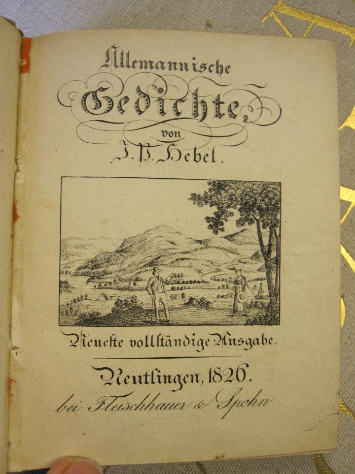 L 235 Heb50e: Allemannische Gedichte (1826)