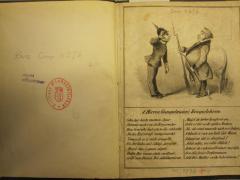 Cm 4576: Herrn Gumpelmeier's Einquartierungs-Drangsale während des friedlichen Kriegszustandes (1851)