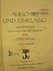 Cm 23832: Aufschrei und Einklang (1925)