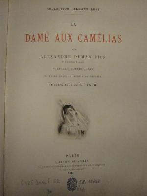 L 425 DumF52: Dame aux Camélias (1886)