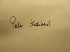 G47 / 3638 (Scheibert, Peter), Von Hand: Autogramm, Name, Datum; 'Peter Scheibert
Februar 1938'. 