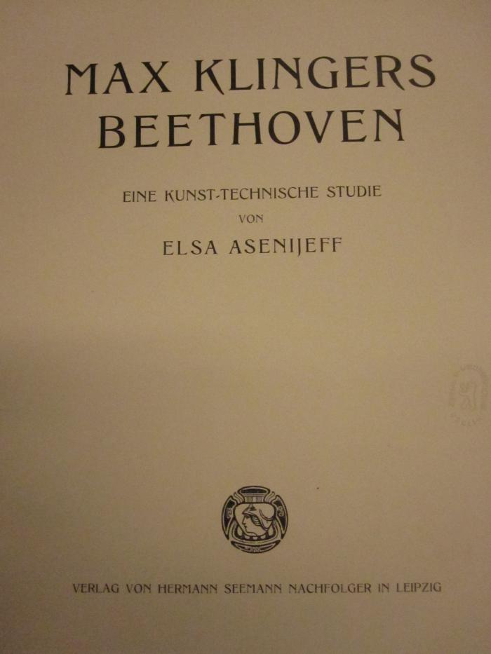 Rara 50 x: Max Klingers Beethoven (1902)