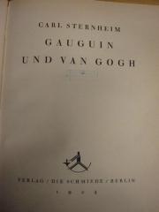 Ku 738 Gau 8y: Gauguin und van Gogh (1924)
