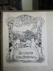 D51 / 539 (Steinthal, Max), Etikett: Exlibris, Name, Abbildung; 'Ex Libris
Max Steinthal'.  (Prototyp)