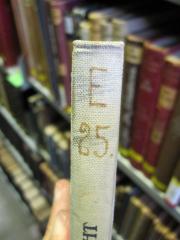 D51 / 491 (II. Gemeinde-Schule Berlin-Tempelhof;Lehrer-Bibliothek Berlin Tempelhof), Von Hand: Signatur; 'E 25'. 