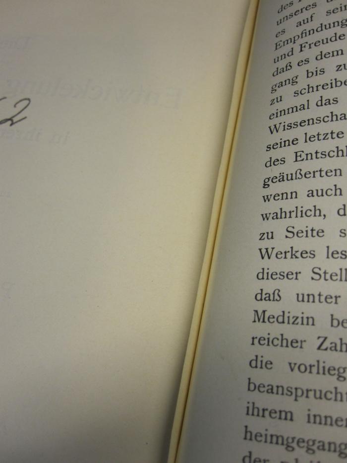 Kh 662: Entwicklungen der Heilkunde in ihren Hauptzügen, Die (1907);D51 / 495, Ausschnitt