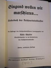 L 242 205: Singend wollen wir marschieren : Liederbuch des Reichsarbeitsdienstes ([1937])
