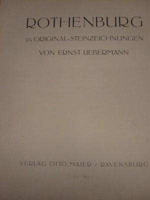 Db 2676 y: Rothenburg o.T. ([1925])