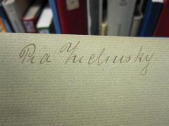 D51 / 28 (Zielinsky, Pia geb. Wolfsohn), Von Hand: Autogramm, Name; 'Pia Zielinsky'. 