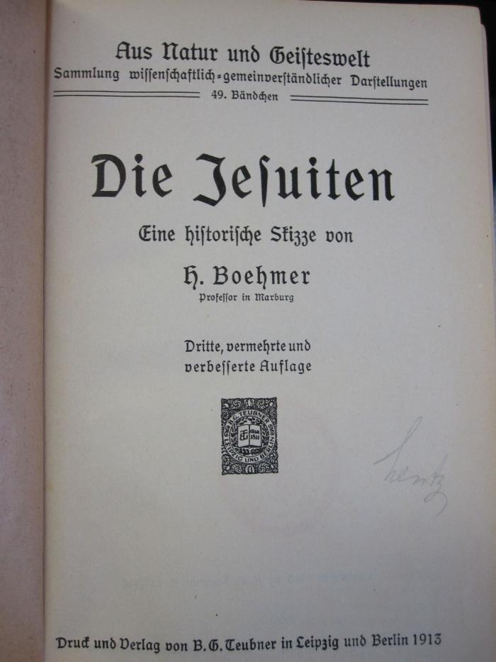 I 7302: Jesuiten, Die (1913)