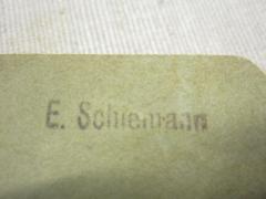 - (Schiemann, E.), Stempel: Name; 'E. Schiemann'.  (Prototyp)