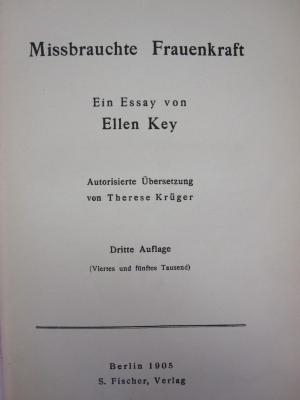 VII 2035: Missbrauchte Frauenkraft (1905)