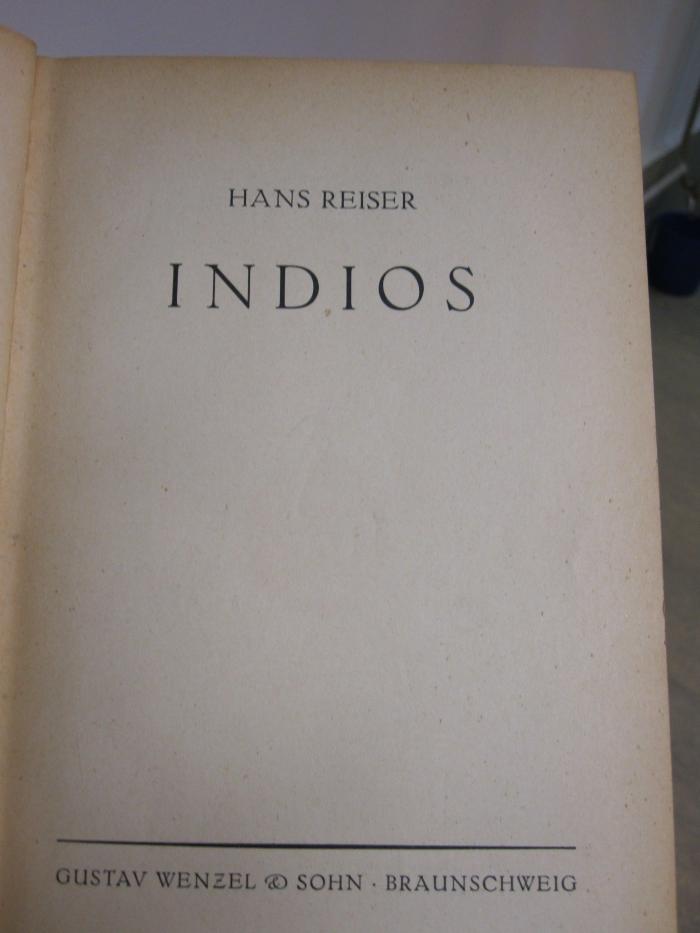 Bn 231: Indios ([1941])