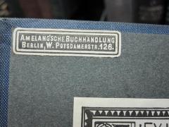 D51 / 61 (Amelang'sche Buchhandlung), Etikett: Buchhändler; 'Amelang'sche Buchhandlung Berlin, W. Potsdamerstr. 126.'. 