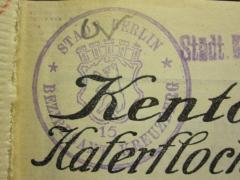 D51 / 108 (Bezirksamt Kreuzberg), Stempel: Name, Ortsangabe; 'Stadt Berlin Bezirksamt Kreuzberg 15'. 