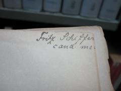 D51 / 66 (Schiffer, Fritz), Von Hand: Autogramm; 'Fritz Schiffer cand. me[d.]'. 