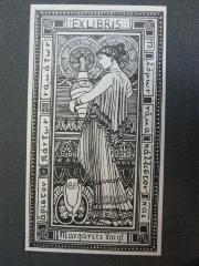 D51 / 61 (Voigt, Margarete), Etikett: Exlibris; 'Ex Libris Margarete Voigt'. 