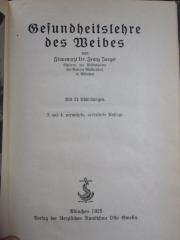 Kl 844 d: Gesundheitslehre des Weibes (1925)