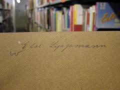 D51 / 125 (Lippmann, Else), Von Hand: Autogramm, Name; 'Else Lippmann'. 