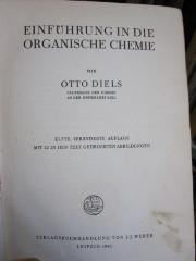 X 2593 aa: Einführung in die organische Chemie (1942)