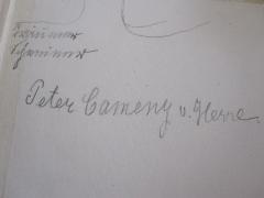 D51 / 308 (Camenz von Herre, Peter), Von Hand: Autogramm, Name; 'Peter Camenz v. Herre'. 