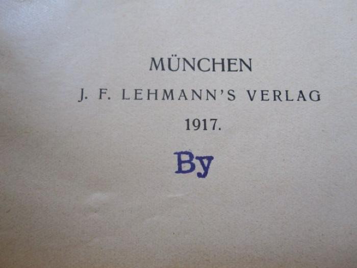 Ki 599 b: Die menschliche Zelle (1917);D51 / 330 (Bayern. Armeekorps), Stempel: Zensurstempel; 'By'.  (Prototyp)