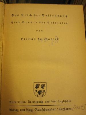 Ug 1046: Das Reich der Vollendung ([1924])