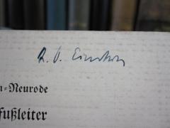 D51 / 257 (Ei[...][?], R. V.[?]), Von Hand: Autogramm, Name; 'R. V. Ei[...]'. 