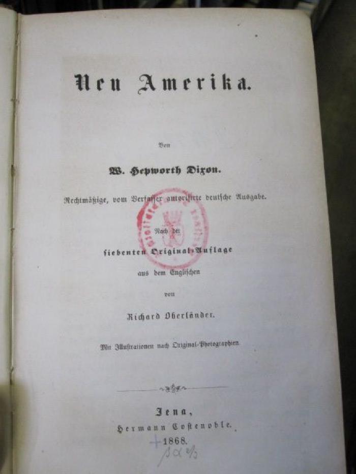 II 17784: Neu Amerika (1868)
