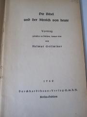 Uh 783: Bibel und der Mensch von heute, Die (1940)