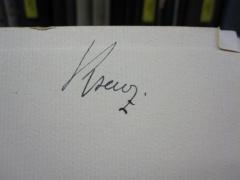 D51 / 312 (Kreuz, [?]), Von Hand: Autogramm, Name; 'Kreuz.'. 