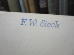 D51 / 371 (Sieck, F. W.), Stempel: Name; 'F. W. Sieck'. 