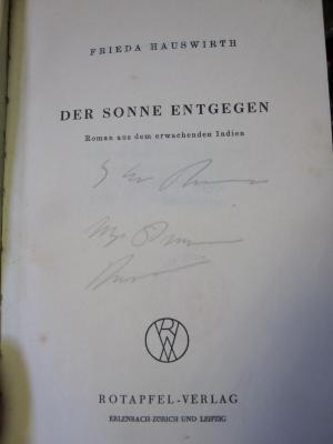 Cq 1912: Sonne entgegen, Der ([o.J.])