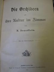 Nh 259: Orchideen und ihre Kultur im Zimmer, Die (1904)