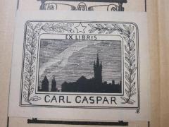 D51 / 440 (Caspar, Carl), Etikett: Exlibris, Name; 'Ex Libris Carl Caspar'. 