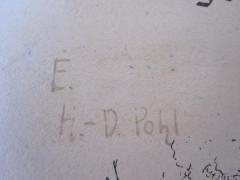 D51 / 379 (Pohl, H. D.), Von Hand: Autogramm, Name; 'E. H.-D. Pohl'. 
