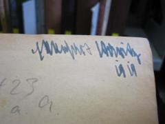 D51 / 607 ([?]itz, Eberhart), Von Hand: Name, Autogramm, Datum; 'Eberhart [...]itz
1919'. 
