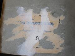 D51 / 773 (Deutsche Lebensversicherung für Wehrmachtangehörige und Beamte), Etikett: Name, Exlibris; '[...] us der [...] der [...]hen Lebensversicherung für [...]chtangeeh[...] Beamt[...] 8[...]'. 