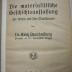 I 37213: Die materialistische Geschichtsauffassung (1920)