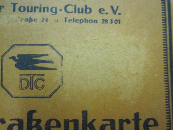 Bk 1615: Jro-Straßenkarte für Rad- und Automobil-Touristen : Sonderblatt Berlin u. Umgebung (Stettin, Frankfurt a.d.O., Kottbus, Dessau, Stendal) (o.J.);D51 / 879 (unbekannt), Radiert / Rasiert: -. 