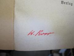 D51 / 835 (Korr, W.), Von Hand: Autogramm; 'W. Korr'. 
