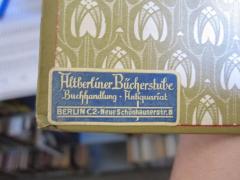 D52 / 31 (Altberliner Bücherstube), Etikett: Buchhändler, Ortsangabe, Name; 'Altberliner Bücherstube Buchhandlung Antiquariat Berlin C2 Neue Schönhauserstr. 8'.  (Prototyp)
