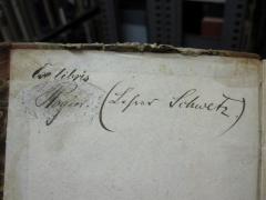 D52 / 3 (Pagior[?]), Von Hand: Autogramm; 'Ex libris Pagior (L[afsa]r Schwetz)'. 